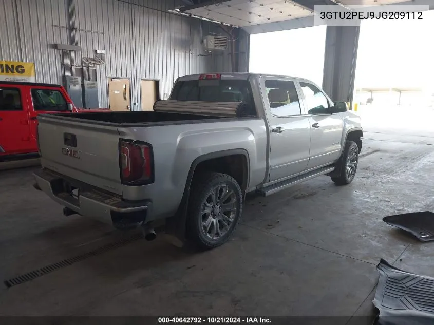 2018 GMC Sierra 1500 Denali VIN: 3GTU2PEJ9JG209112 Lot: 40642792