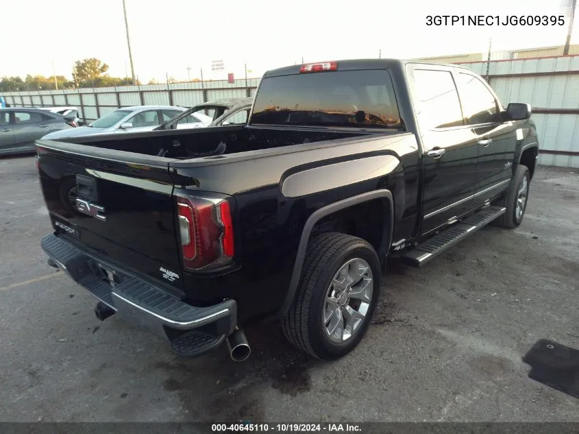 2018 GMC Sierra 1500 Slt VIN: 3GTP1NEC1JG609395 Lot: 40645110