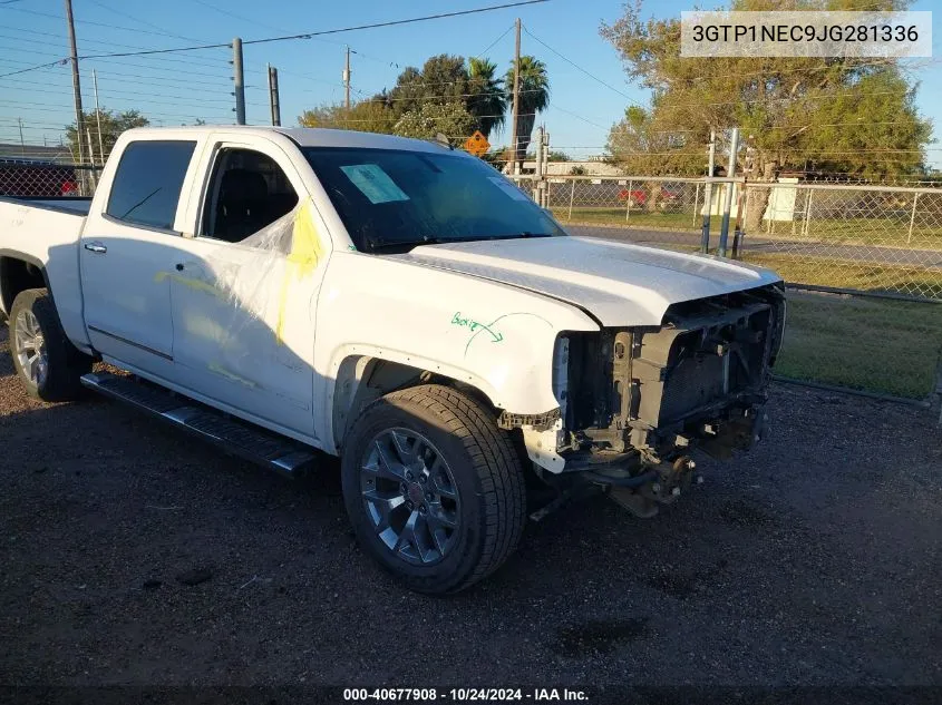 2018 GMC Sierra 1500 C1500 Slt VIN: 3GTP1NEC9JG281336 Lot: 40677908