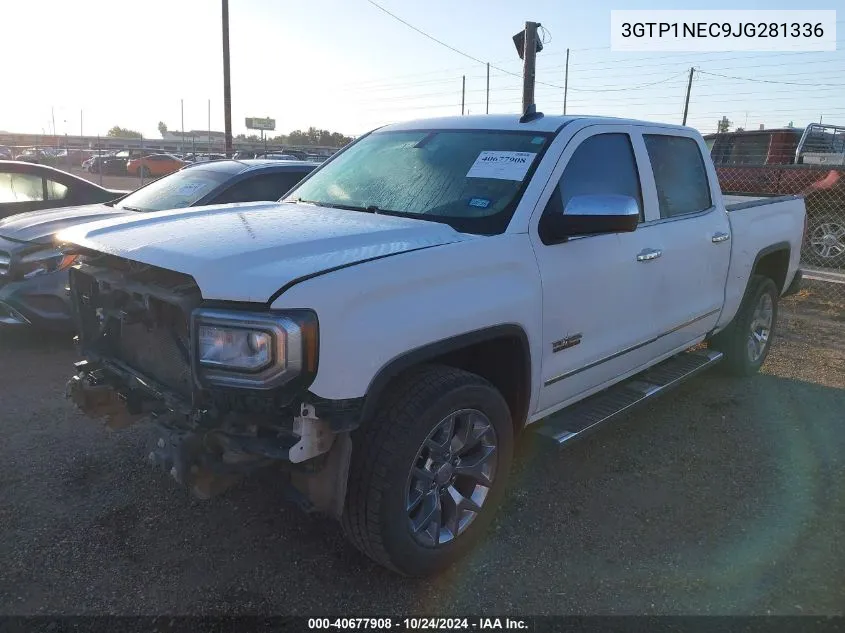 2018 GMC Sierra 1500 C1500 Slt VIN: 3GTP1NEC9JG281336 Lot: 40677908