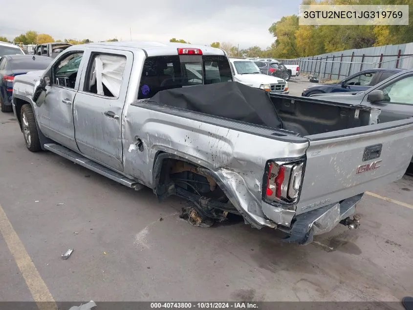 2018 GMC Sierra 1500 Slt VIN: 3GTU2NEC1JG319769 Lot: 40743800