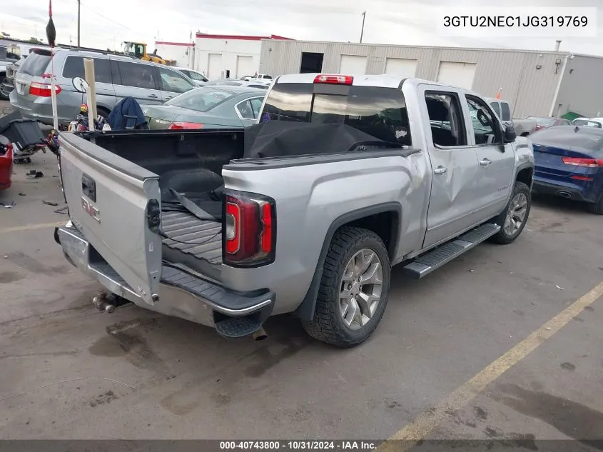 2018 GMC Sierra 1500 Slt VIN: 3GTU2NEC1JG319769 Lot: 40743800