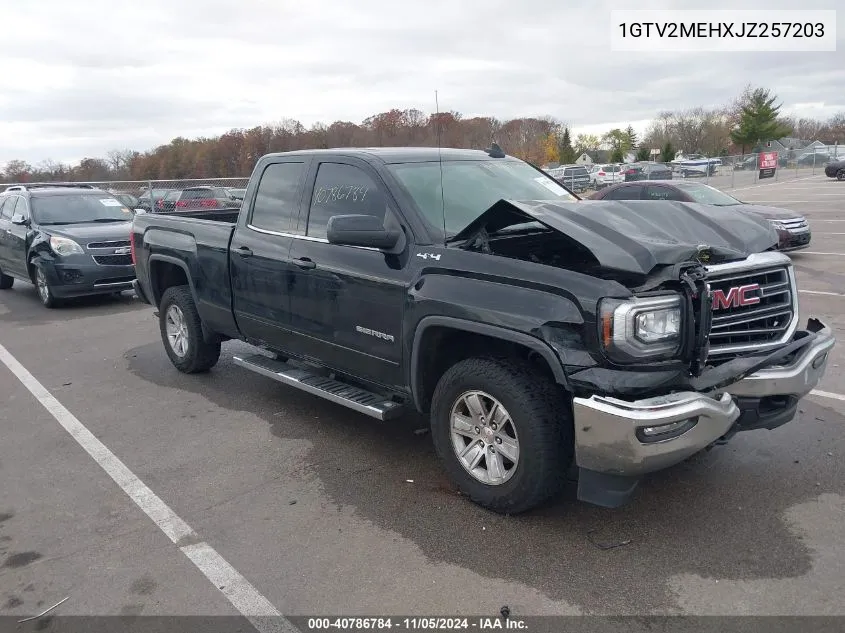 2018 GMC Sierra 1500 Sle VIN: 1GTV2MEHXJZ257203 Lot: 40786784