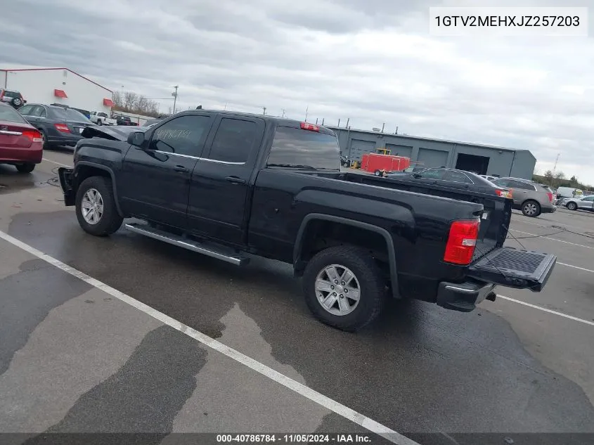 2018 GMC Sierra 1500 Sle VIN: 1GTV2MEHXJZ257203 Lot: 40786784