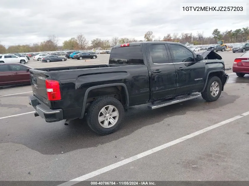 2018 GMC Sierra 1500 Sle VIN: 1GTV2MEHXJZ257203 Lot: 40786784