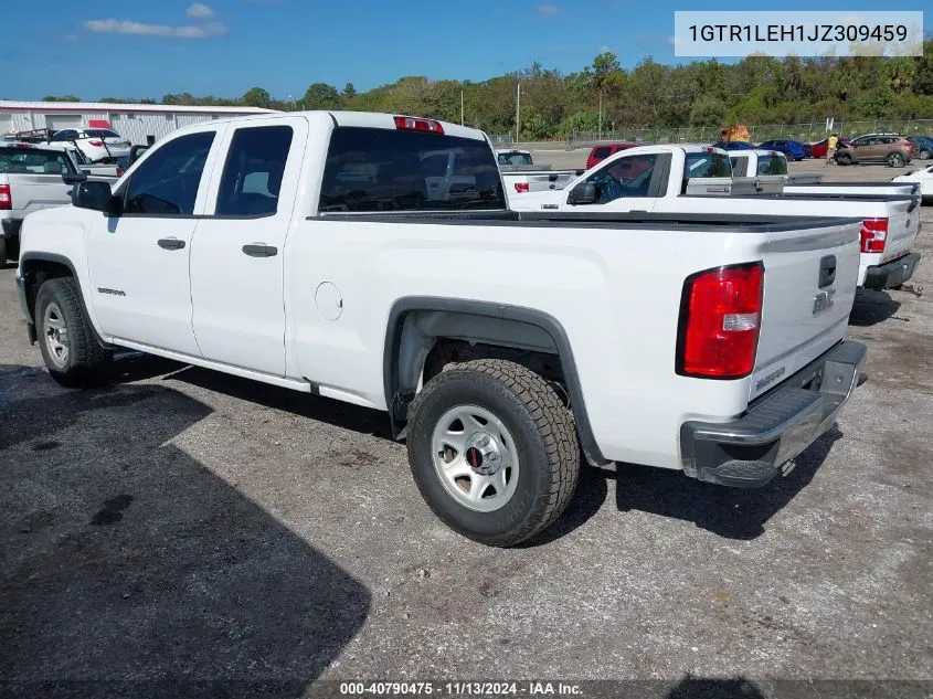 2018 GMC Sierra 1500 VIN: 1GTR1LEH1JZ309459 Lot: 40790475