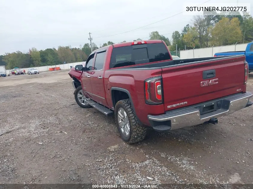 2018 GMC Sierra 1500 Slt VIN: 3GTU1NER4JG202775 Lot: 40808843