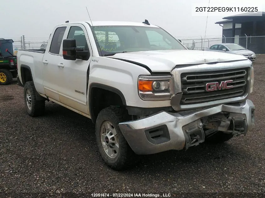 2019 GMC Sierra K2500 Sle VIN: 2GT22PEG9K1160225 Lot: 12051674