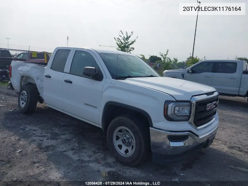 2019 GMC Sierra 1500 Limited VIN: 2GTV2LEC3K1176164 Lot: 12056425