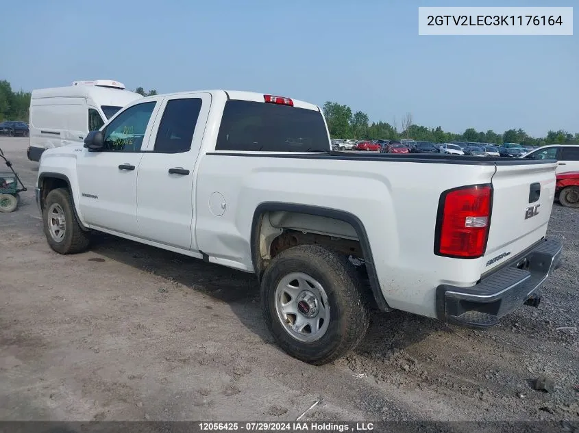 2019 GMC Sierra 1500 Limited VIN: 2GTV2LEC3K1176164 Lot: 12056425