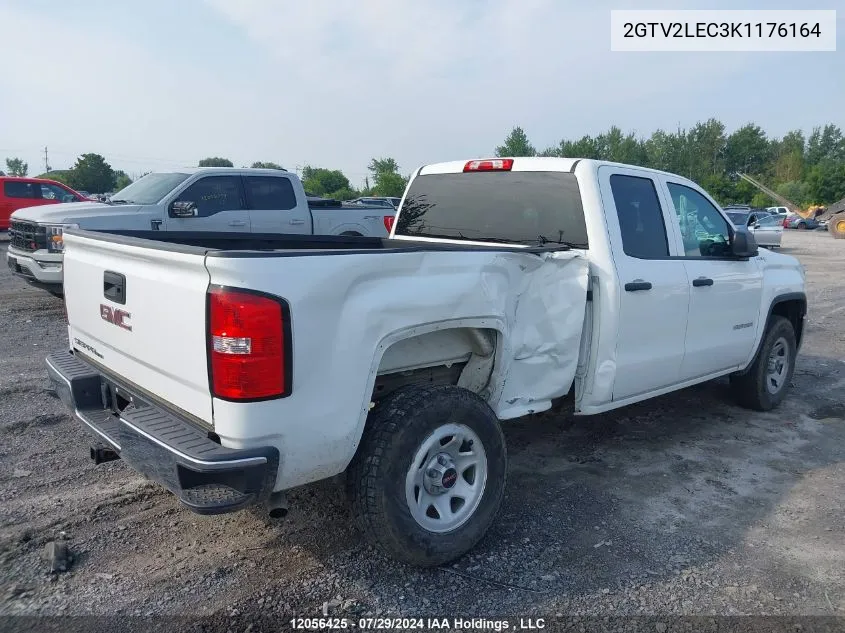 2019 GMC Sierra 1500 Limited VIN: 2GTV2LEC3K1176164 Lot: 12056425