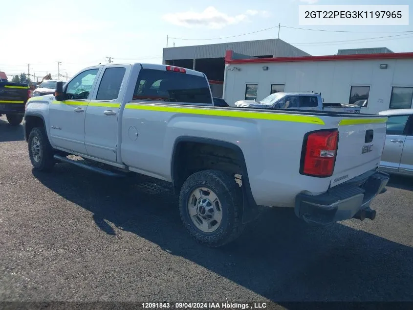 2GT22PEG3K1197965 2019 GMC Sierra 2500Hd