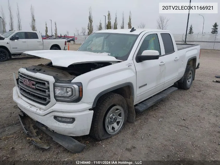 2019 GMC Sierra 1500 Limited VIN: 2GTV2LEC0K1166921 Lot: 12145440