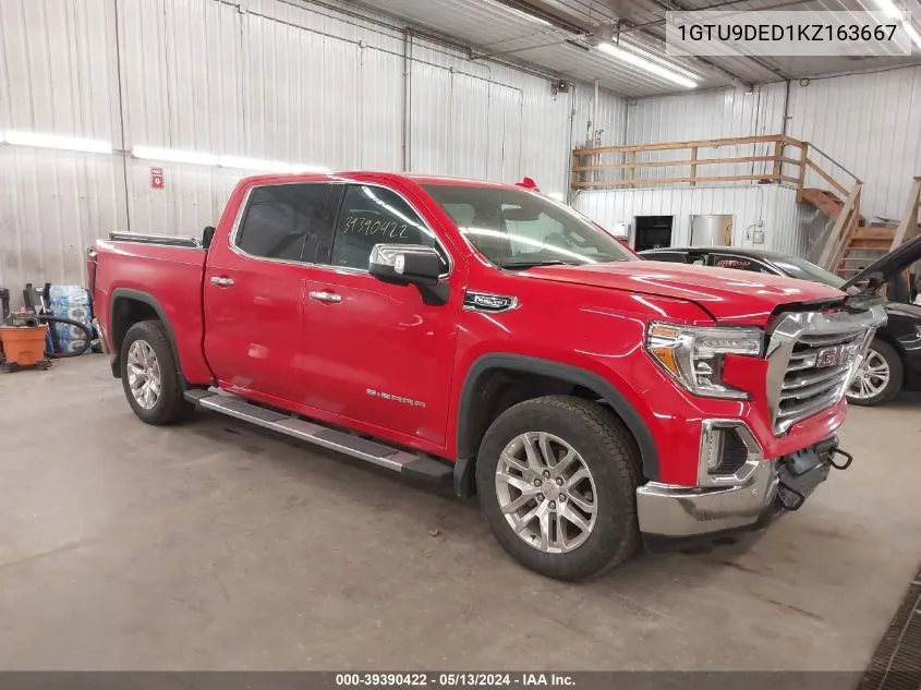 1GTU9DED1KZ163667 2019 GMC Sierra 1500 Slt