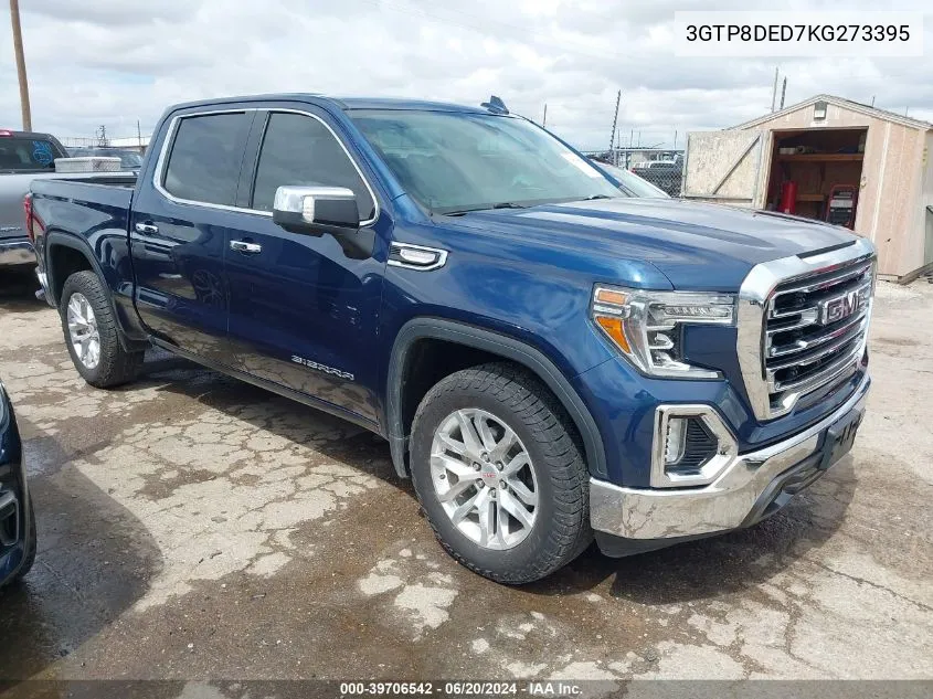 3GTP8DED7KG273395 2019 GMC Sierra 1500 Slt