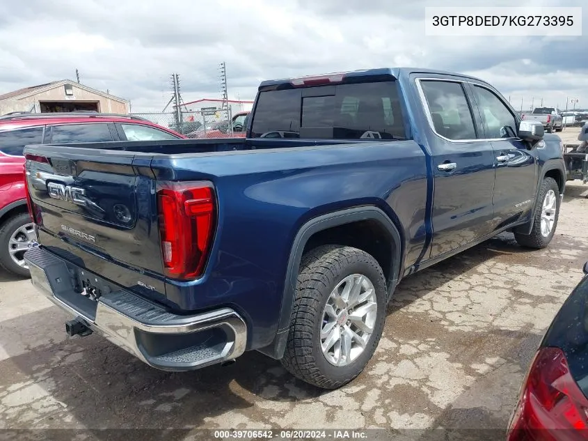 3GTP8DED7KG273395 2019 GMC Sierra 1500 Slt