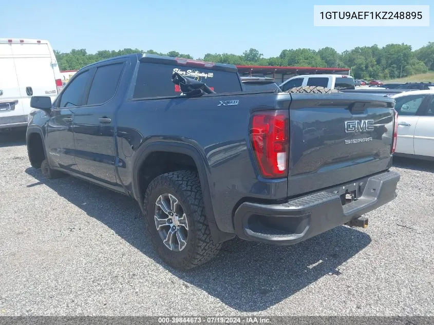 1GTU9AEF1KZ248895 2019 GMC Sierra 1500