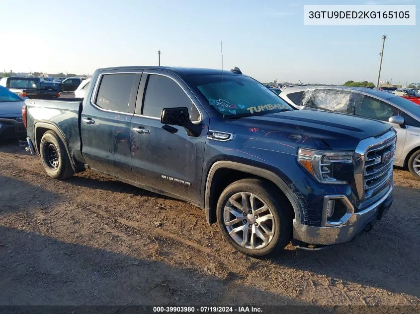 3GTU9DED2KG165105 2019 GMC Sierra 1500 Slt