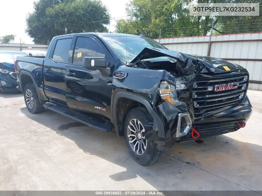 2019 GMC Sierra 1500 At4 VIN: 3GTP9EEL7KG232534 Lot: 39938652