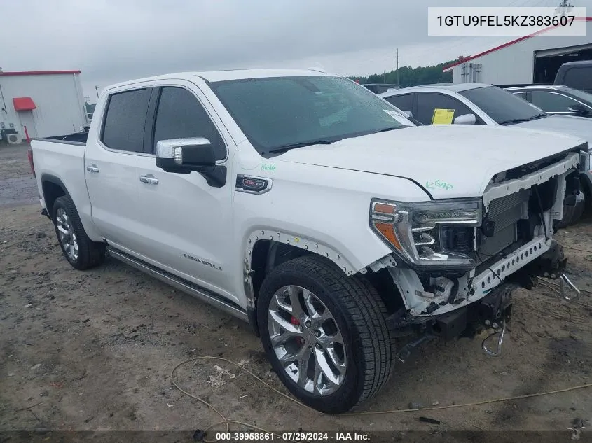 1GTU9FEL5KZ383607 2019 GMC Sierra 1500 Denali