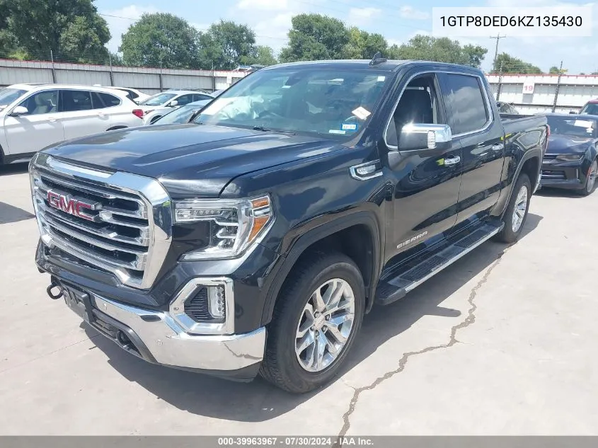 1GTP8DED6KZ135430 2019 GMC Sierra 1500 Slt