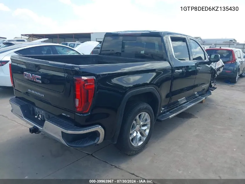 1GTP8DED6KZ135430 2019 GMC Sierra 1500 Slt