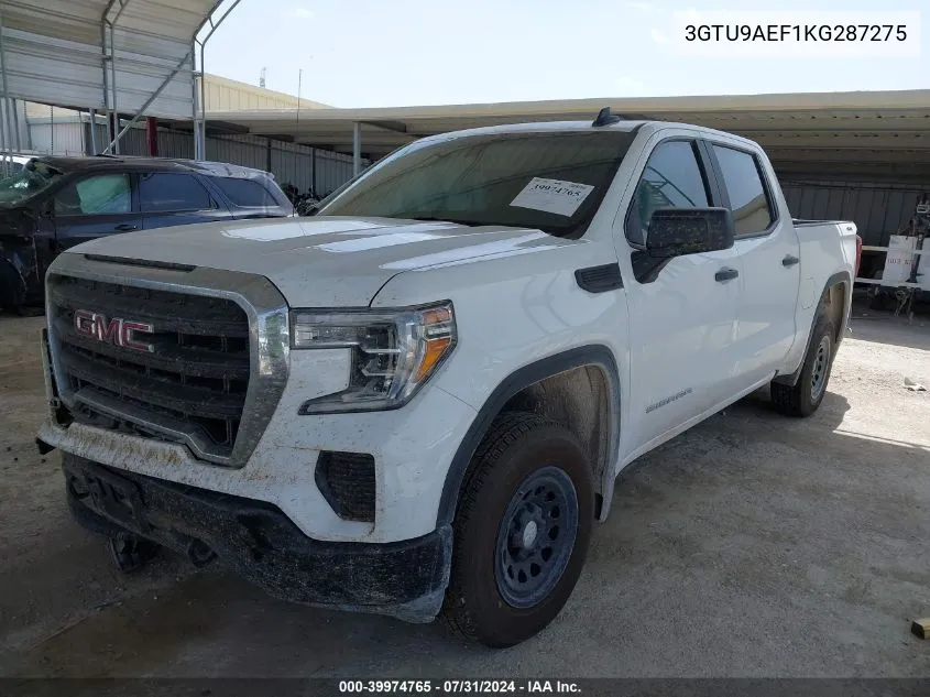 3GTU9AEF1KG287275 2019 GMC Sierra 1500