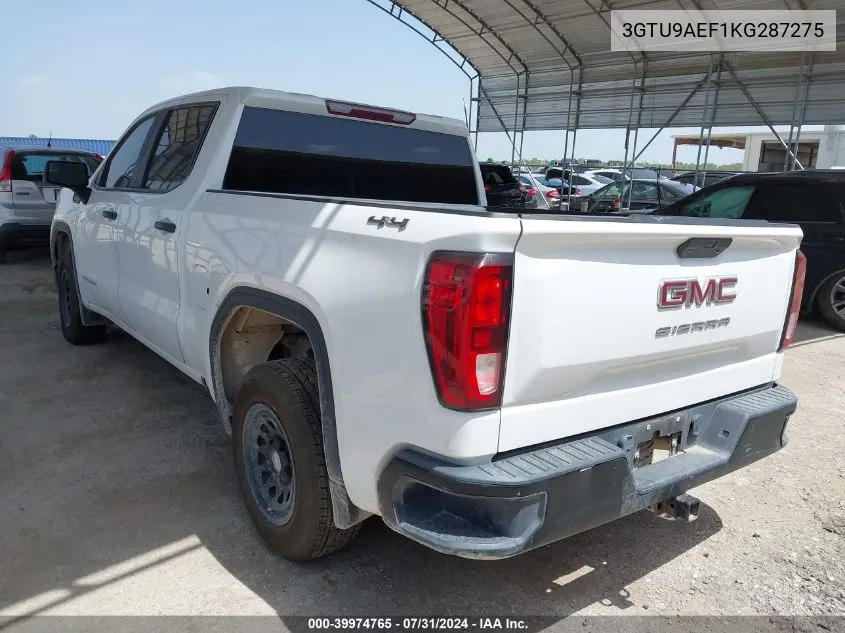 3GTU9AEF1KG287275 2019 GMC Sierra 1500