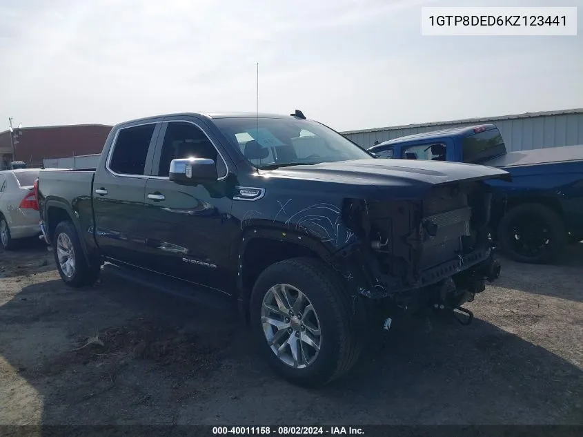 1GTP8DED6KZ123441 2019 GMC Sierra C1500 Slt