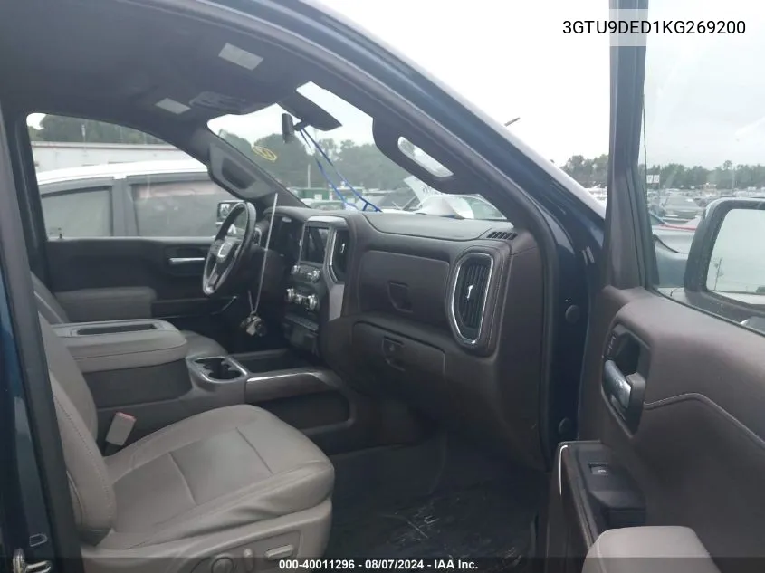 3GTU9DED1KG269200 2019 GMC Sierra 1500 Slt