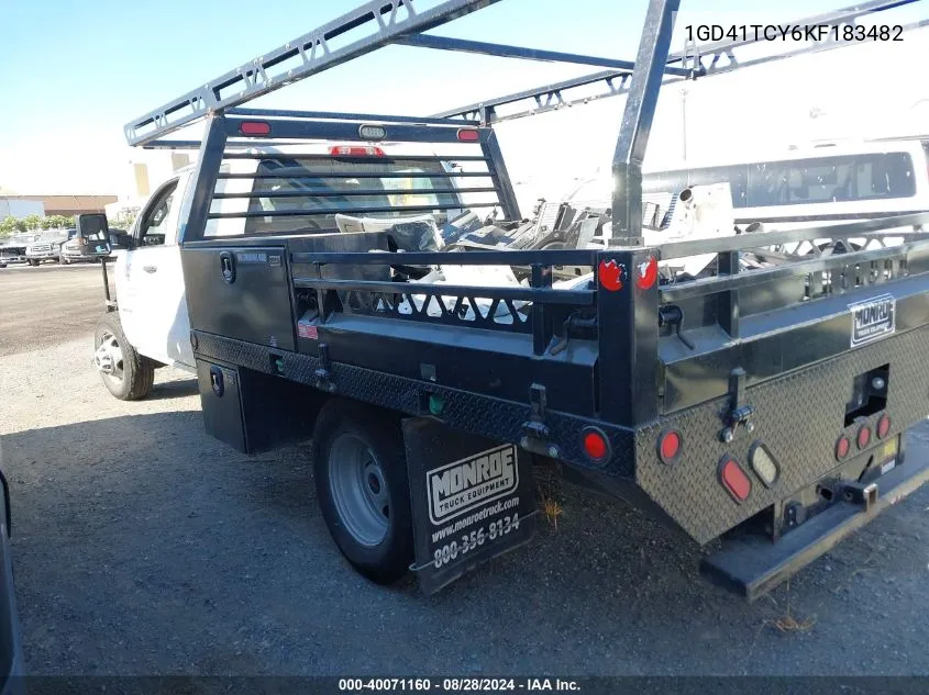 1GD41TCY6KF183482 2019 GMC Sierra 3500Hd Chassis