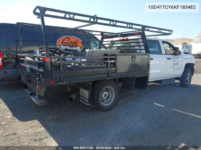 1GD41TCY6KF183482 2019 GMC Sierra 3500Hd Chassis