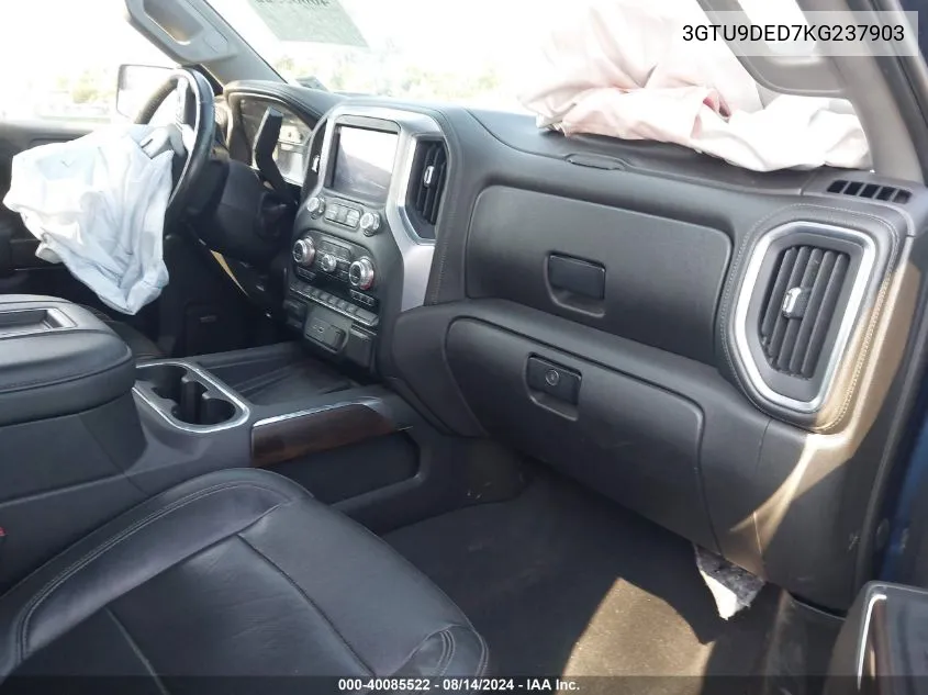 3GTU9DED7KG237903 2019 GMC Sierra 1500 Slt