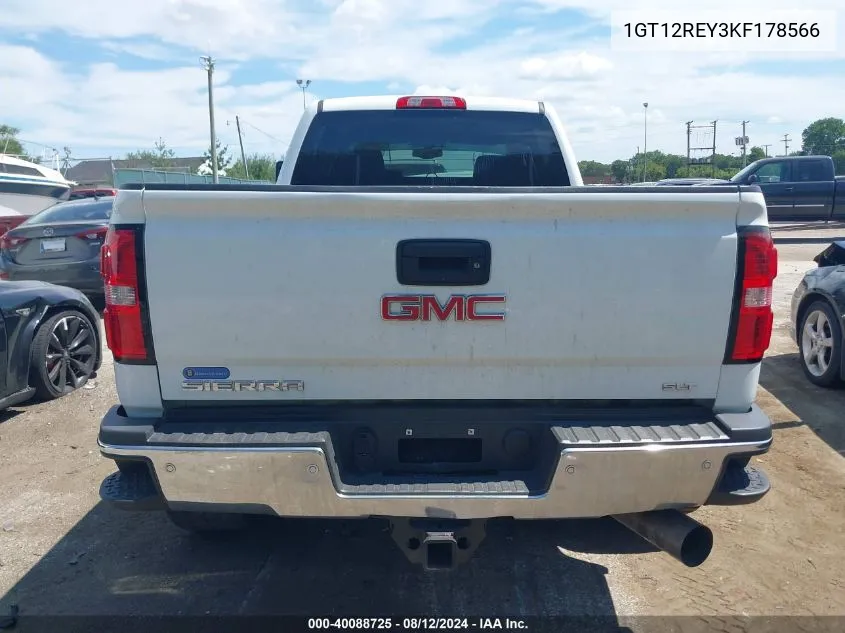 2019 GMC Sierra 2500Hd Slt VIN: 1GT12REY3KF178566 Lot: 40088725