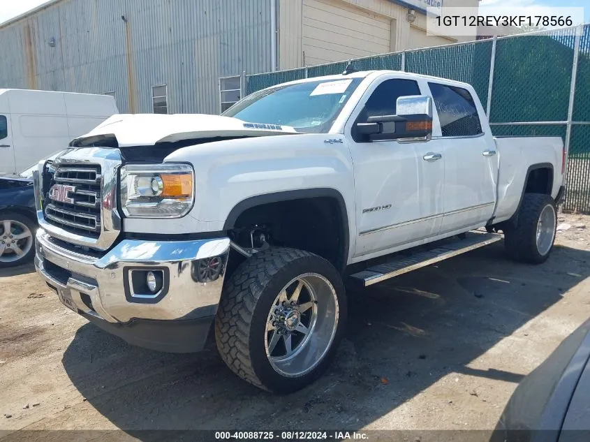 2019 GMC Sierra 2500Hd Slt VIN: 1GT12REY3KF178566 Lot: 40088725