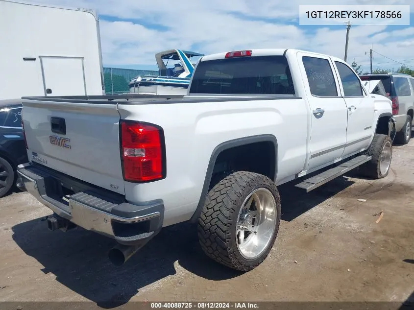 2019 GMC Sierra 2500Hd Slt VIN: 1GT12REY3KF178566 Lot: 40088725