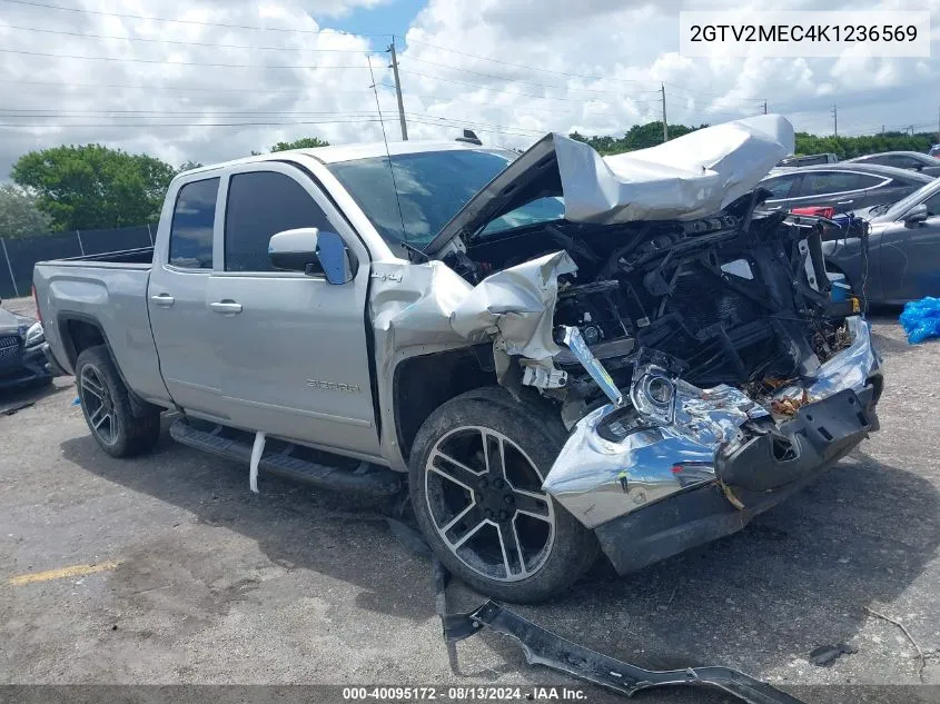 2019 GMC Sierra Limited K1500 Sle VIN: 2GTV2MEC4K1236569 Lot: 40095172