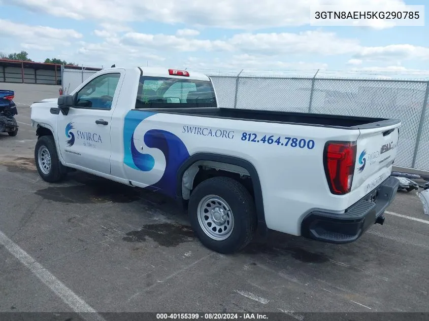 3GTN8AEH5KG290785 2019 GMC Sierra 1500