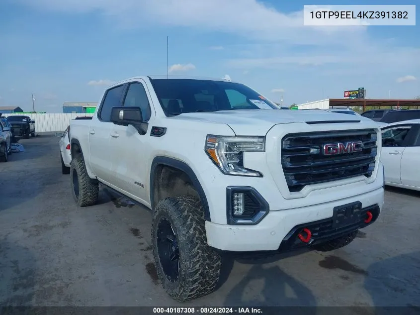 2019 GMC Sierra 1500 At4 VIN: 1GTP9EEL4KZ391382 Lot: 40187308