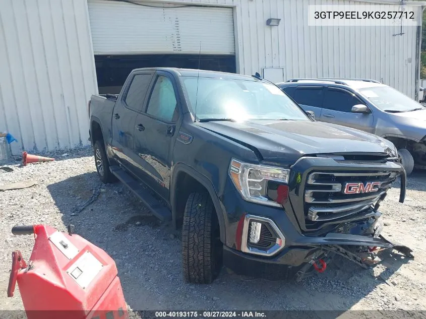 2019 GMC Sierra 1500 At4 VIN: 3GTP9EEL9KG257712 Lot: 40193175