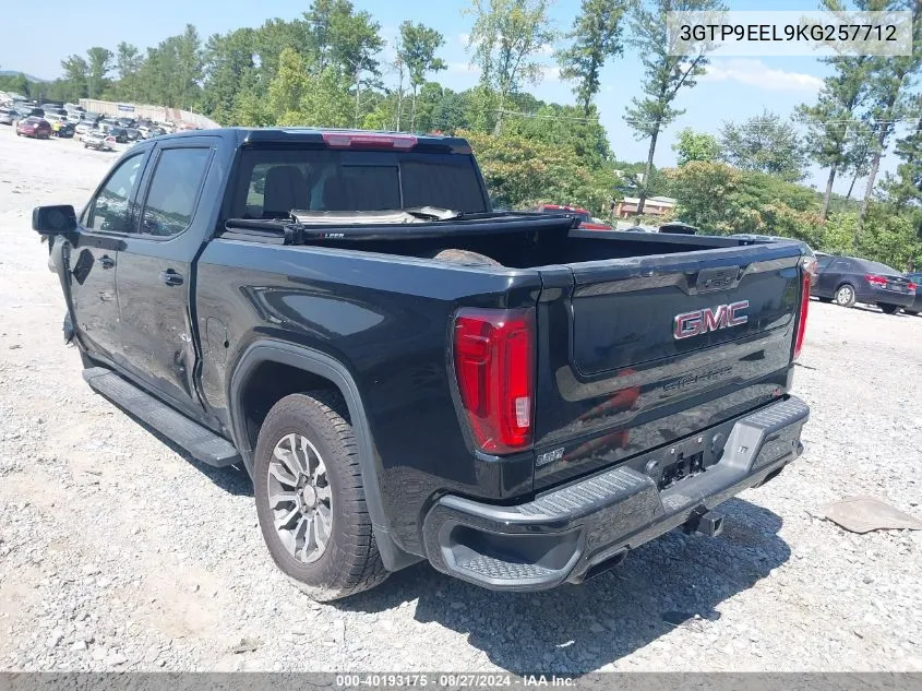 2019 GMC Sierra 1500 At4 VIN: 3GTP9EEL9KG257712 Lot: 40193175