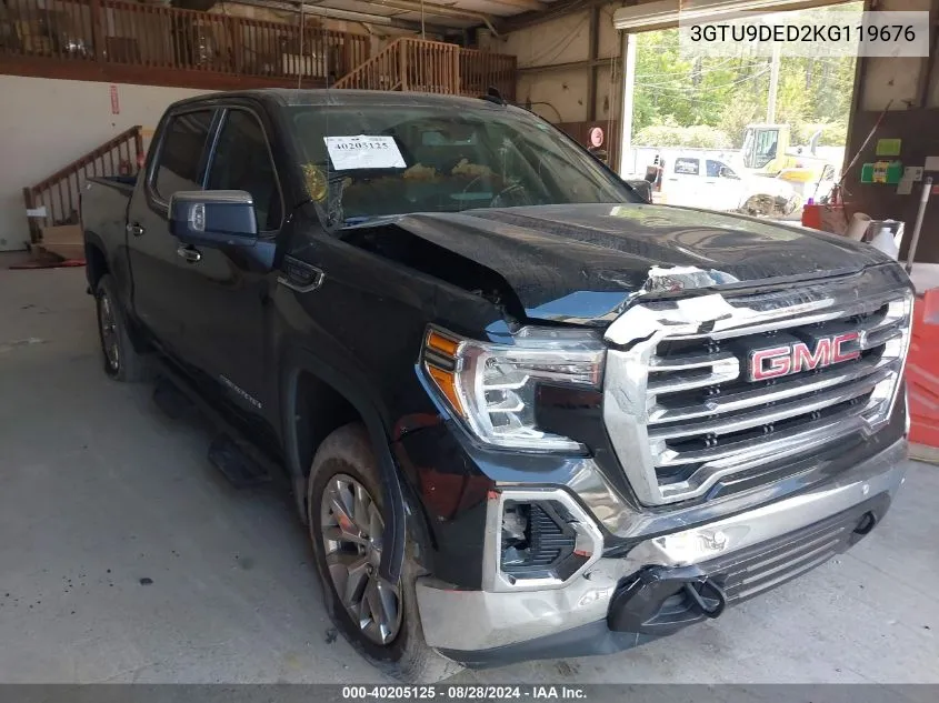 3GTU9DED2KG119676 2019 GMC Sierra 1500 Slt