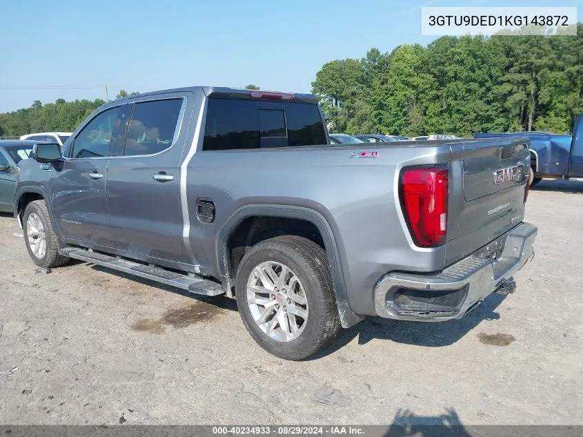 3GTU9DED1KG143872 2019 GMC Sierra 1500 Slt