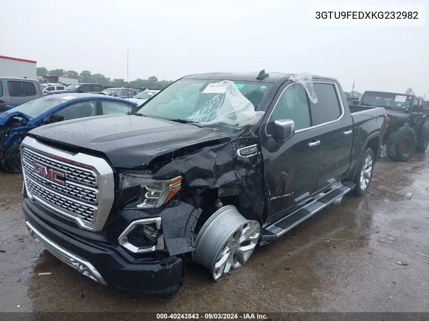 3GTU9FEDXKG232982 2019 GMC Sierra 1500 Denali