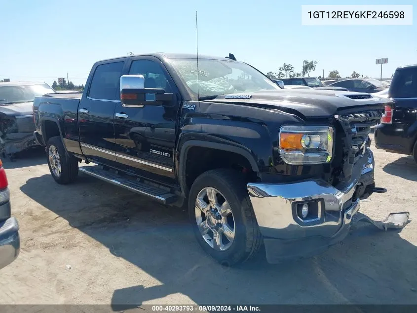 2019 GMC Sierra 2500Hd Slt VIN: 1GT12REY6KF246598 Lot: 40293793