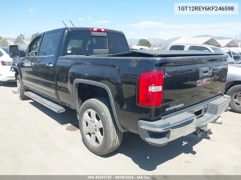 2019 GMC Sierra 2500Hd Slt VIN: 1GT12REY6KF246598 Lot: 40293793