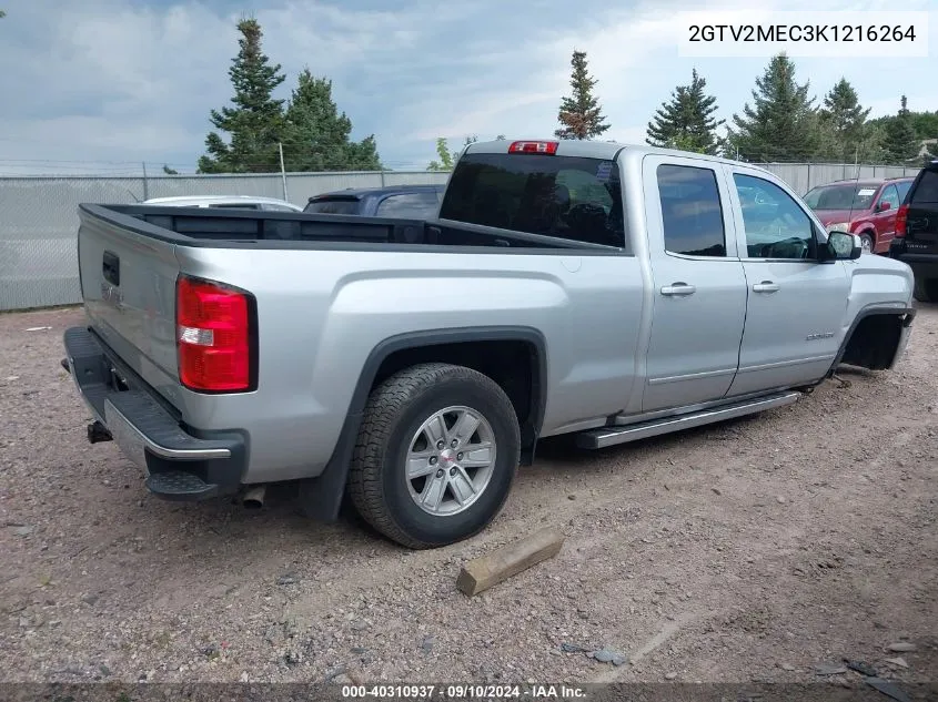 2019 GMC Sierra 1500 Limited Sle VIN: 2GTV2MEC3K1216264 Lot: 40310937