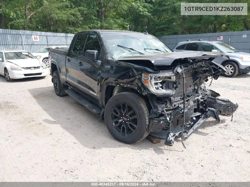 2019 GMC Sierra 1500 Elevation VIN: 1GTR9CED1KZ263087 Lot: 40345237