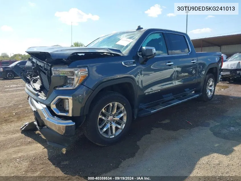 3GTU9DED5KG241013 2019 GMC Sierra 1500 Slt