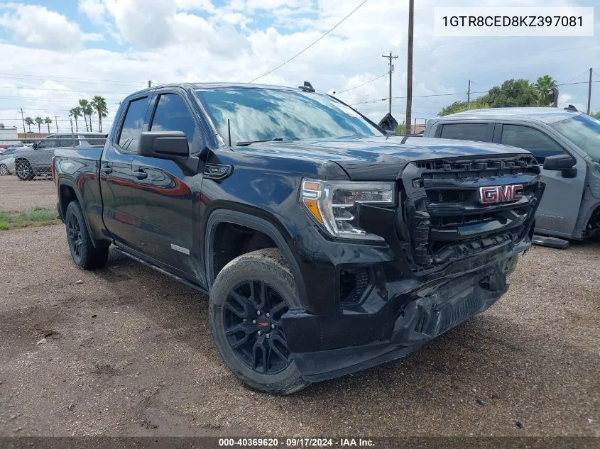 2019 GMC Sierra C1500 Elevation VIN: 1GTR8CED8KZ397081 Lot: 40369620